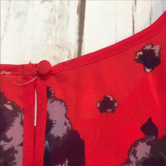 Urban Outfitters Pins and Needles Red Floral Dress - Picture 5 of 5